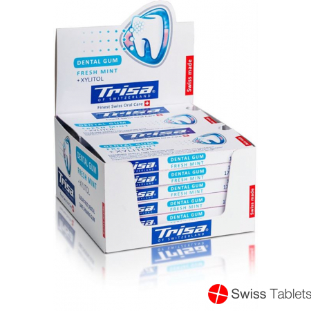Trisa Dentalkaugummi Steller Fresh Mint Duo 6 Stück buy online