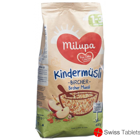 Milupa Kindermüesli Bircher ab dem 1. Jahr 400 Stück buy online