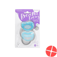 Curaprox Baby pacifier size 2 Blue Double New 2 pieces