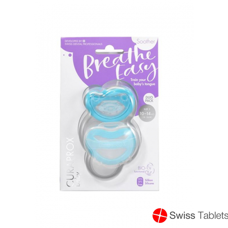Curaprox Baby pacifier size 2 Blue Double New 2 pieces buy online