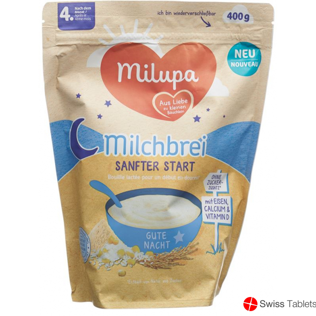 Milupa Goodnight Gentle Start Milk Mash from the 4th month 400g buy online