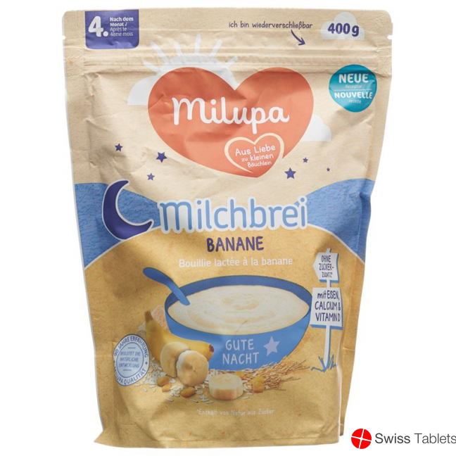 Milupa Good Night Banana Milk Mash from the 6. month 400g buy online