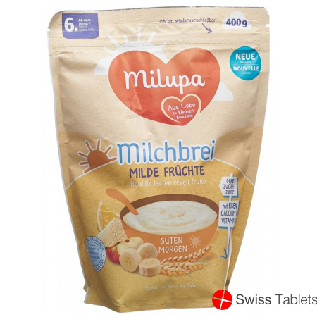Milupa Good Morning Mild Fruits Milk Mash from the 6. month 400g buy online