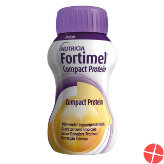 Fortimel Compact Protein Waerm Ingwer 4 Flasche 125ml