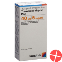 Travoprost Mepha Plus 0.04mg/5mg Flasche 2.5ml