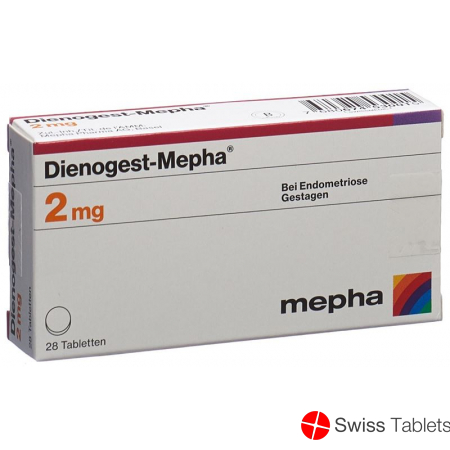 Dienogest Mepha Tabletten 2mg 28 Stück buy online