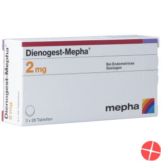 Dienogest Mepha Tabletten 2mg 3x 28 Stück