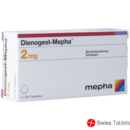 Dienogest Mepha Tabletten 2mg 3x 28 Stück buy online