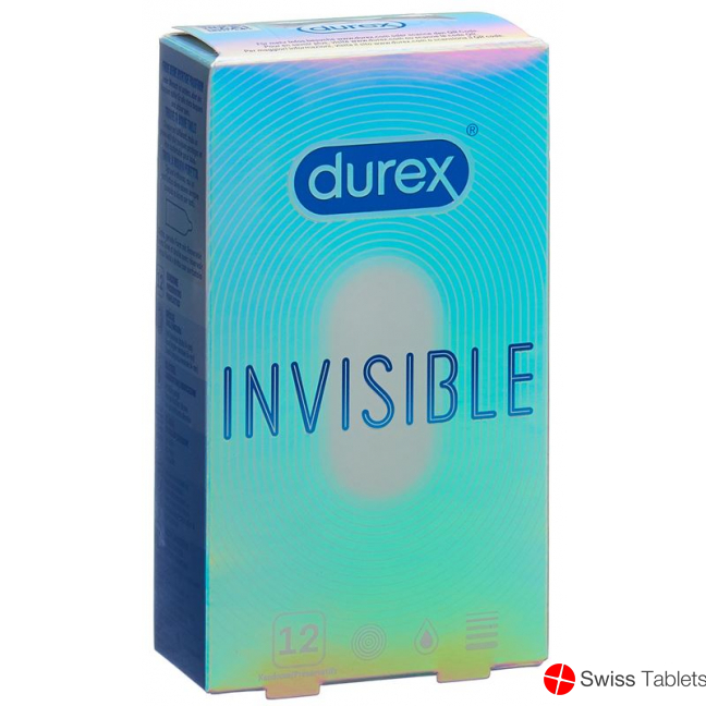 Durex Invisible Condoms 12 pieces