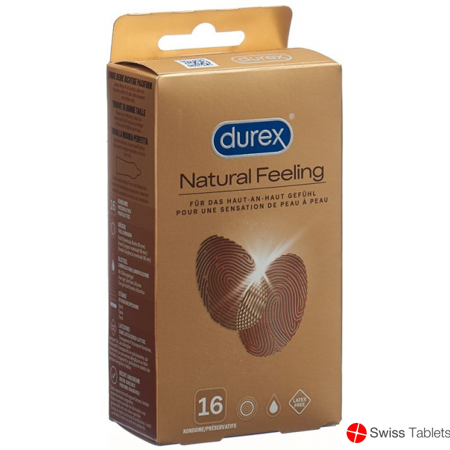 Durex Natural Feeling Condoms Big Pack 16 pieces