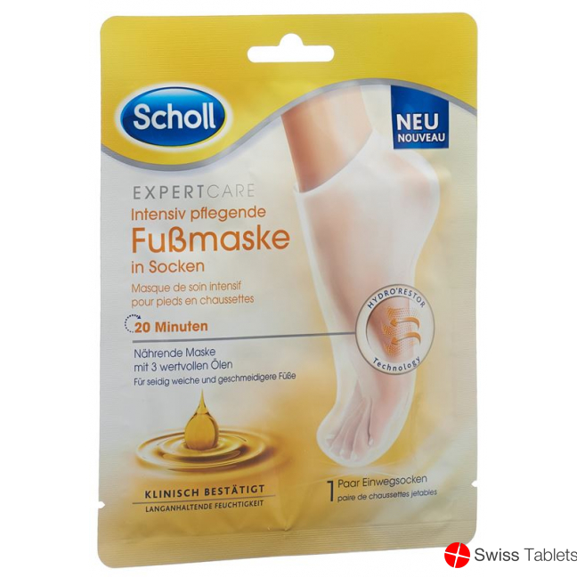 Scholl Intensive care foot mask 3-fold effect 2 pieces buy online