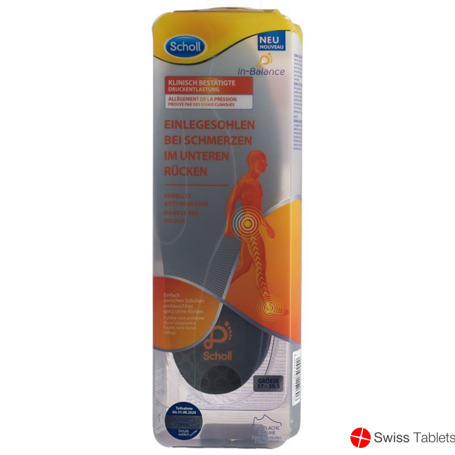 Scholl In-Balance Insert 37-39.5 lower back 2 pieces buy online