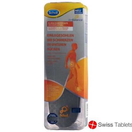 Scholl In-Balance Insert 42.5-45 lower back 2 pieces buy online
