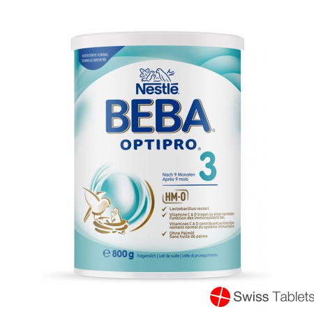 Beba Optipro 3 Nach 9 Monaten (neu) Dose 800g buy online
