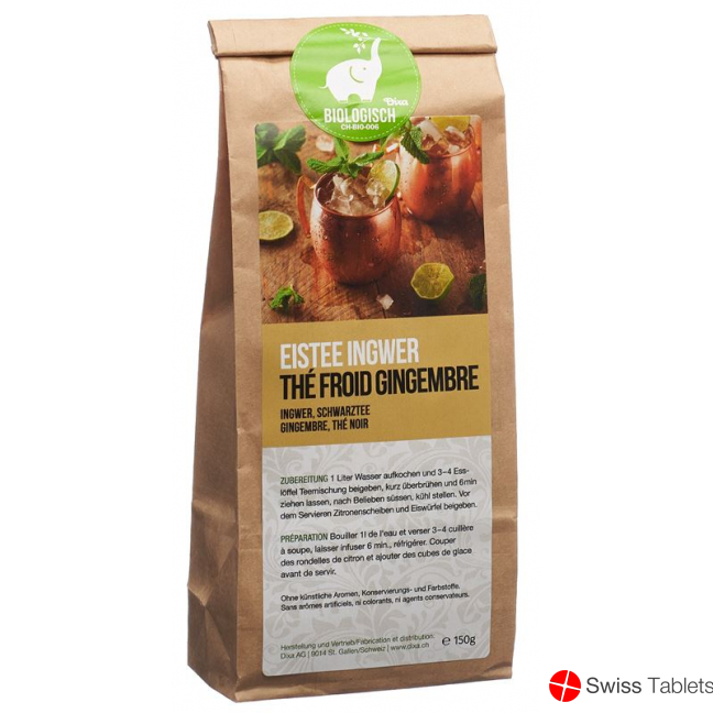 Dixa Eistee Bio Ingwer 150g buy online