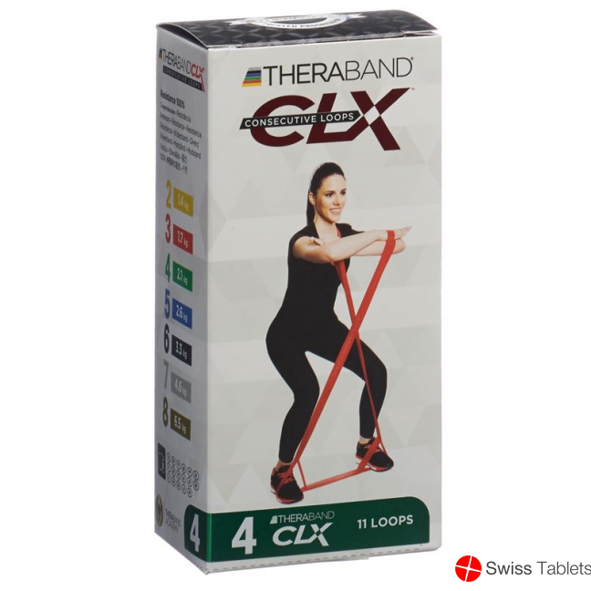 Thera Band Clx11 Loops 2.1kg Green Strong buy online