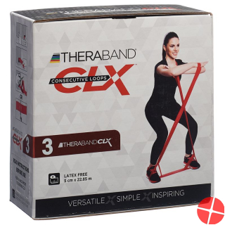 Thera Band Clx22m Loops 1.7kg Red Medium strength