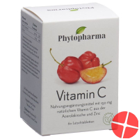 Phytopharma Vitamin C Lutschtabletten Dose 60 Stück Phytopharma Vitamin C Lutschtabletten Dose 60 Stück