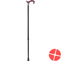 Ossenberg Metallstock Schwarz 75-96cm Derby Kari