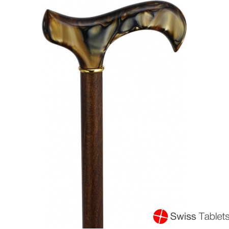 Herdegen Holzstock Braun Derby Leopard buy online