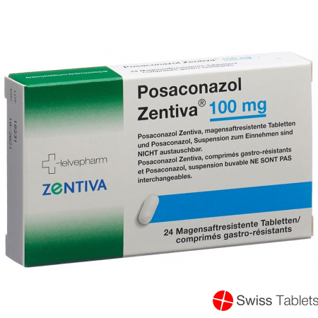 Posaconazol Zentiva Tabletten 100mg 24 Stück buy online Posaconazol Zentiva Tabletten 100mg 24 Stück buy online