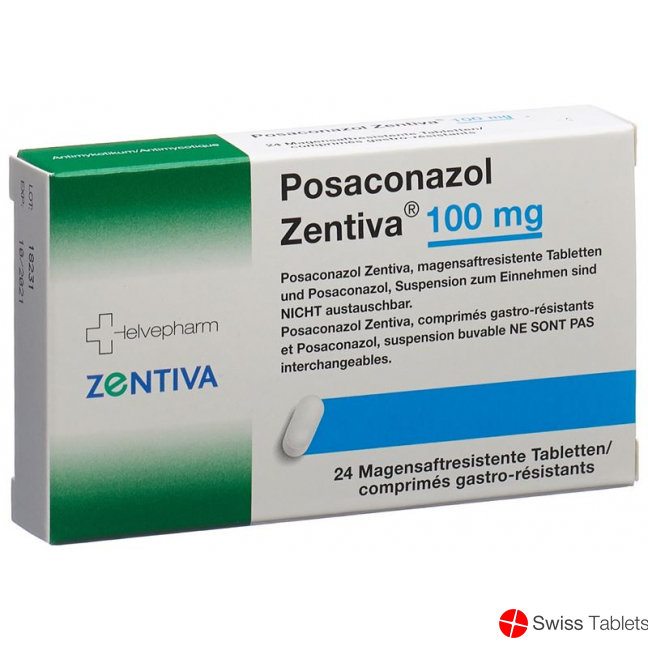 Posaconazol Zentiva Tabletten 100mg 24 Stück buy online Posaconazol Zentiva Tabletten 100mg 24 Stück buy online