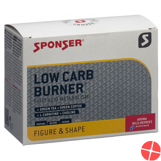 Sponser Low Carb Burner Pulver Wild Berries 20x 6g
