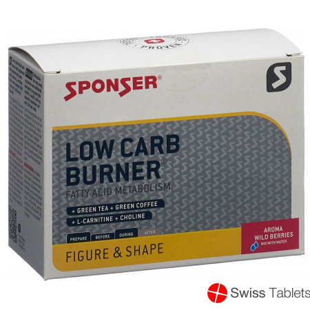 Sponser Low Carb Burner Pulver Wild Berries 20x 6g buy online