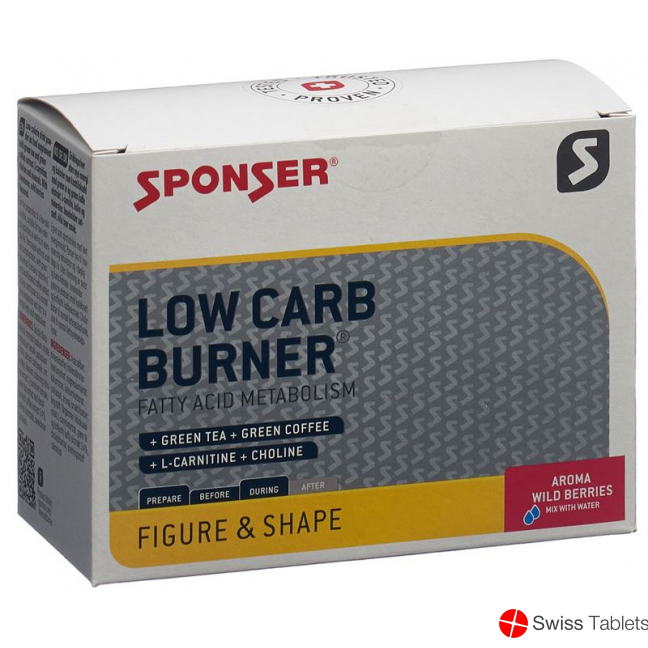Sponser Low Carb Burner Pulver Wild Berries 20x 6g buy online