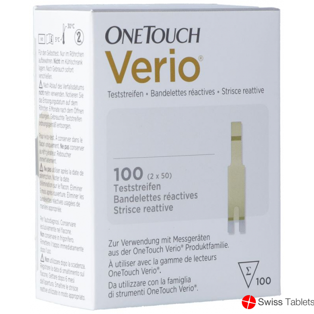 One Touch Verio test strips 2 x 50 pcs
