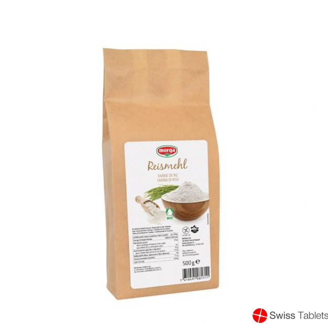 Morga Reismehl Gf Bio Knospe Beutel 500g buy online