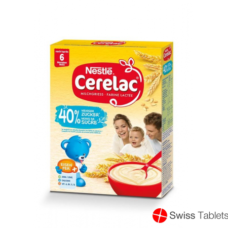 Nestle Cerelac Milchbrei -40% Zucker 6m 250g buy online