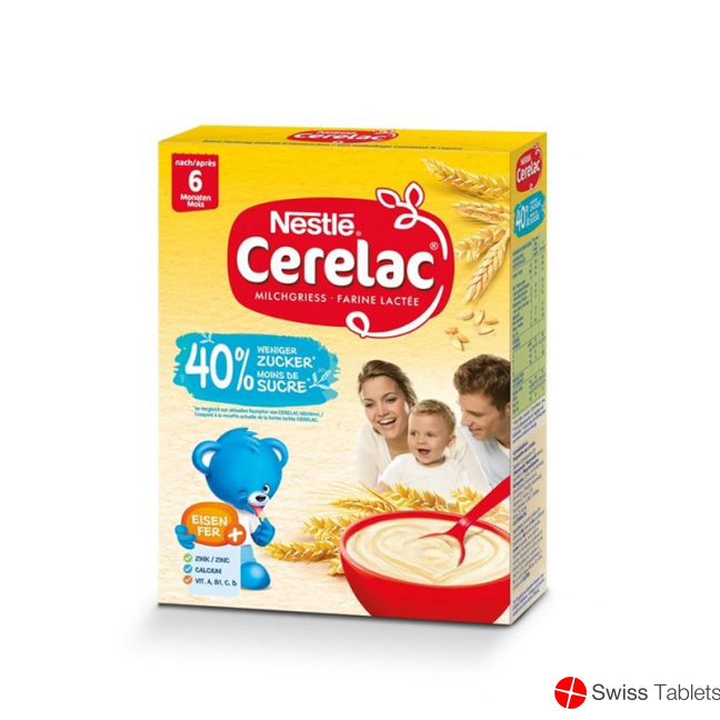Nestle Cerelac Milchbrei -40% Zucker 6m 250g buy online