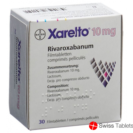 Xarelto Filmtabletten 10mg 30 Einz Blister buy online