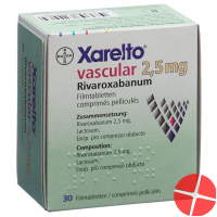 Xarelto Vascular Filmtabletten 2.5mg 30 Einz Blister