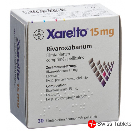 Xarelto Filmtabletten 15mg 30 Einz Blister buy online