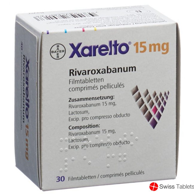 Xarelto Filmtabletten 15mg 30 Einz Blister buy online