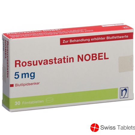 Rosuvastatin Nobel Filmtabletten 5mg 30 Stück buy online