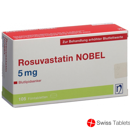 Rosuvastatin Nobel Filmtabletten 5mg 105 Stück buy online