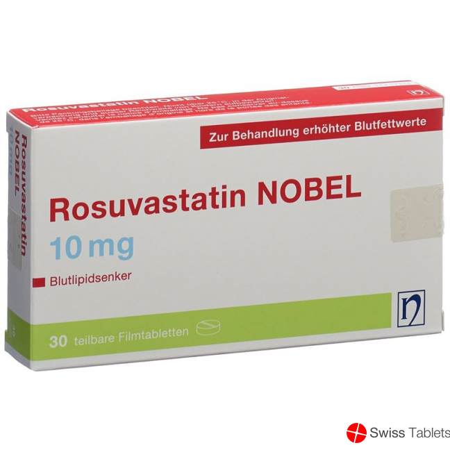 Rosuvastatin Nobel Filmtabletten 10mg 30 Stück buy online