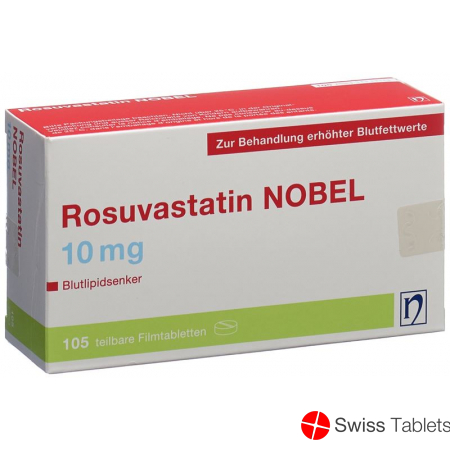 Rosuvastatin Nobel Filmtabletten 10mg 105 Stück buy online