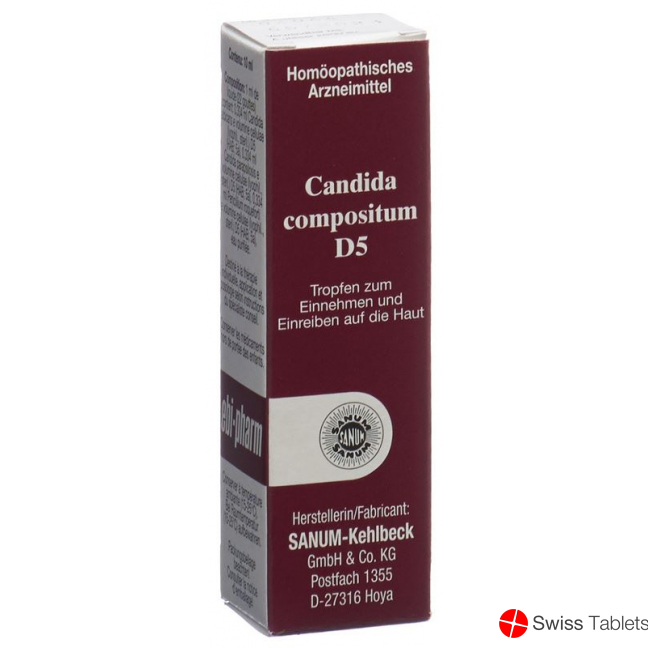 Sanum Candida compositum drops D 5 Fl 10 ml