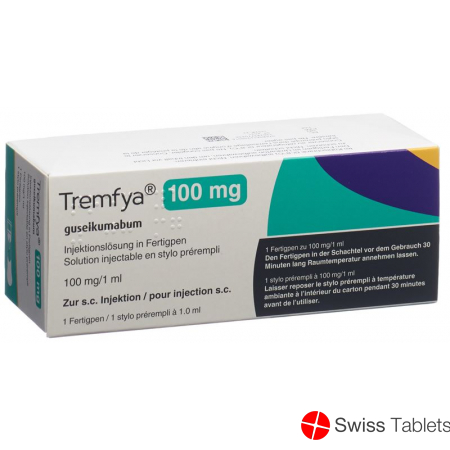 Tremfya Injektionslösung 100mg/1ml Fertigpen 1ml buy online