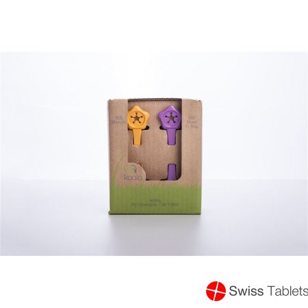 Ekoala Lätzchenklipp Bio Plastik Kol Ass 6m+ 2 Stück buy online