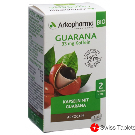 Arkocaps Guarana Kapseln Bio Dose 130 Stück buy online