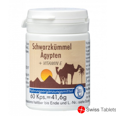 Canea Pharma Schwarzkümmel Aegypt Vit E Kapseln 60 S buy online