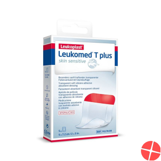 Leukomed T Plus Skin Sensitive 5x7.2cm 5 pieces