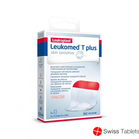 Leukomed T Plus Skin Sensitive 5x7.2cm 5 pieces buy online
