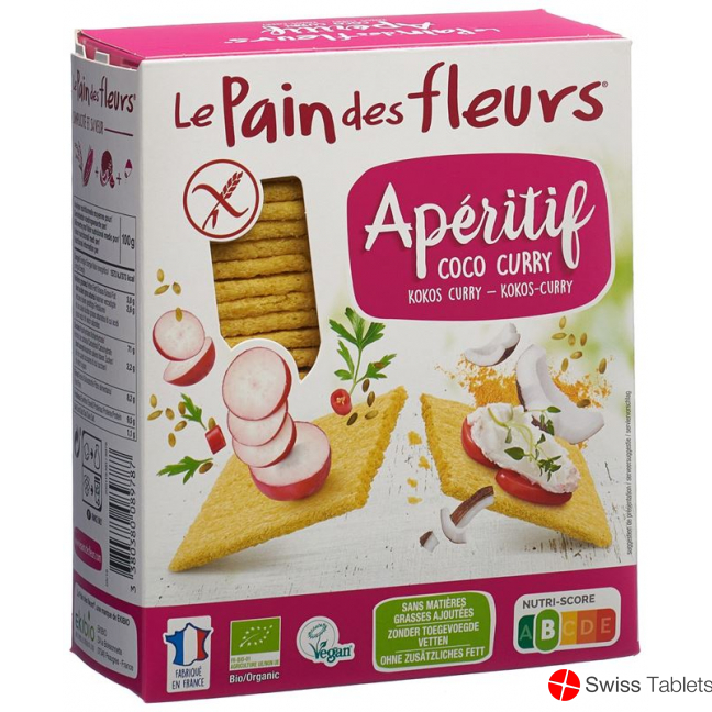 Blumenbrot Apero Kokos Curry Gf 150g buy online
