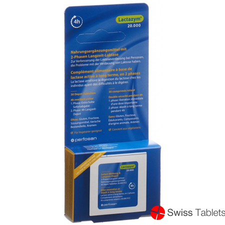 Lactazym 20,000 Long-Term Depot Tablets Tin 30 pcs. buy online